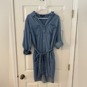 Chambray Denim Dress
